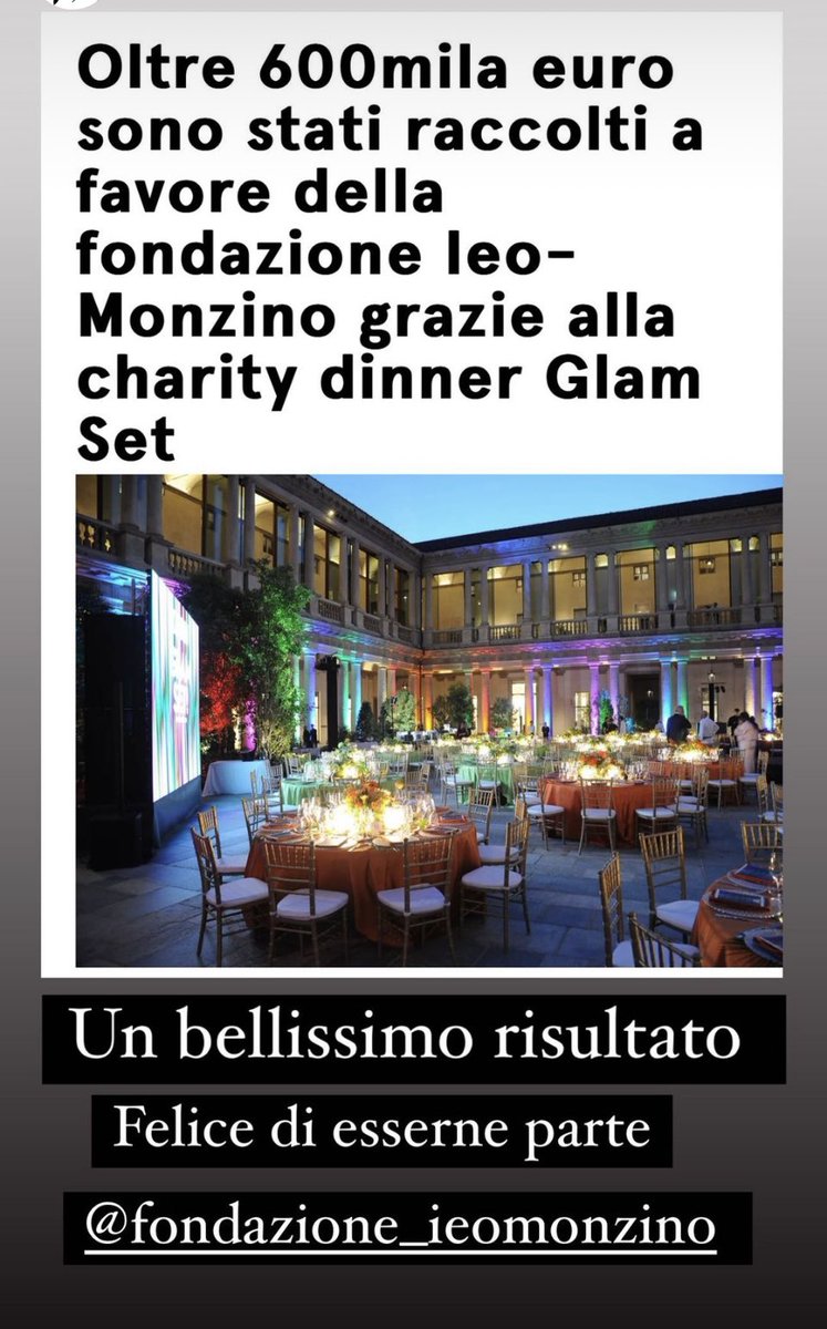 byredo2020's tweet photo. Meanwhile this terrific result for @Fond_IEOMONZINO
#fondazionemomzino
#fundraising
#reseearch for life https://t.co/kwdABNDdSR