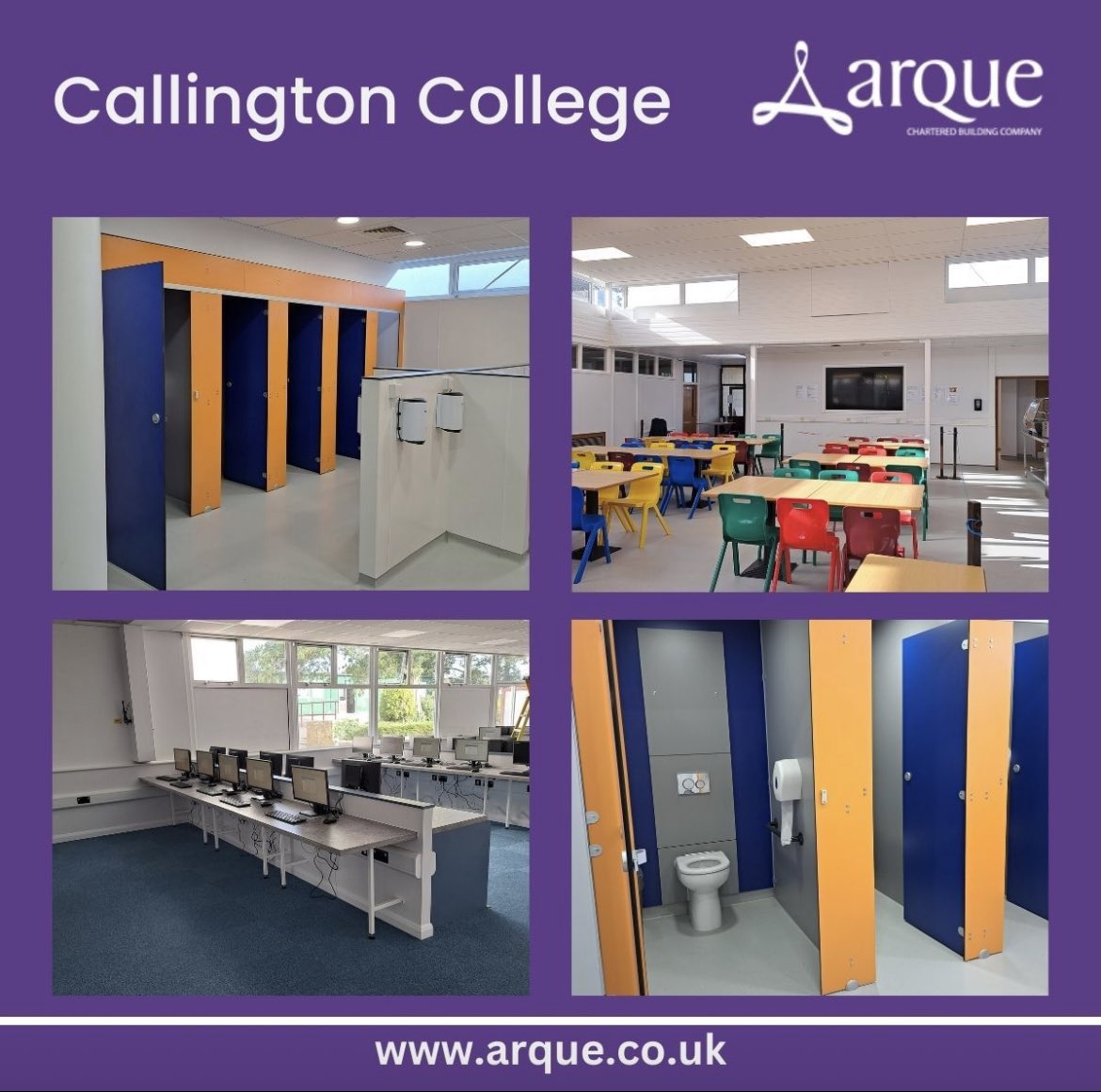 Its been a busy summer period for our teams on site as we completed a number of education projects across the South West.

One of the projects we have completed was at Callington College for Westcountry Schools Trust.

#education #refurbishment #teamwork #repeatbusiness