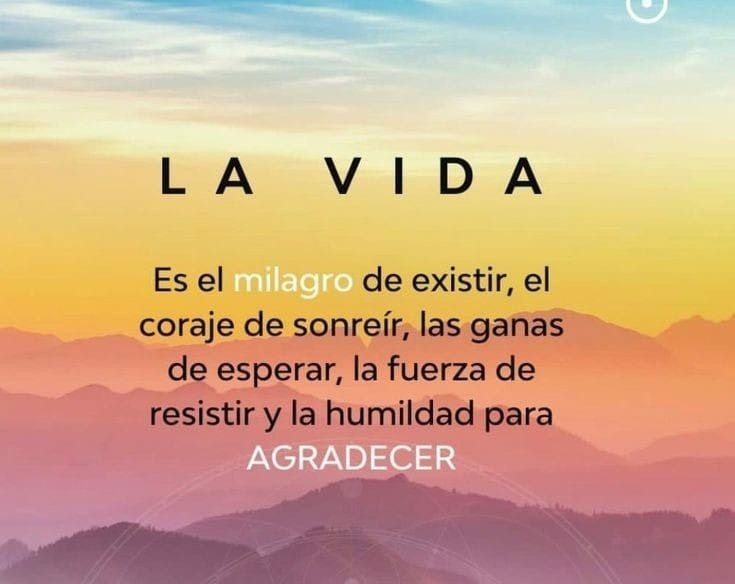 La vida es el milagro de existir! 🌞
#FelizJueves