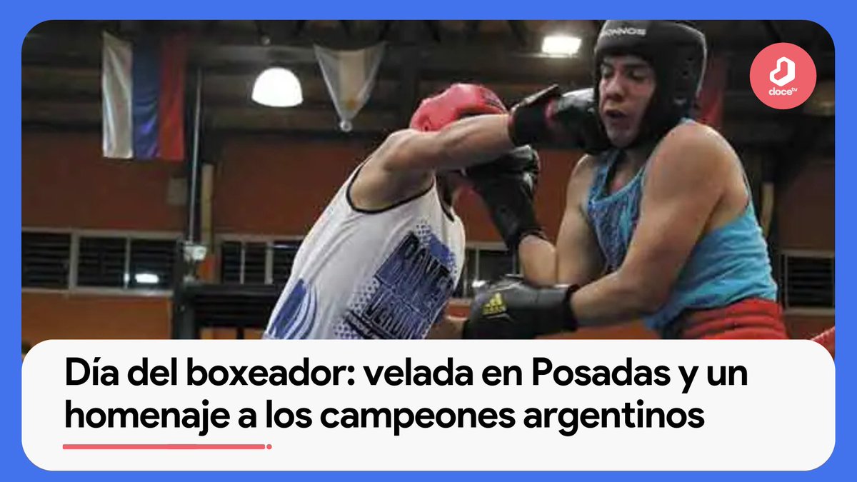 tv12misiones's tweet image. ➡️Los #boxeadores festejan su día en homenaje a uno de los acontecimientos más importantes para este deporte en #Argentina. Hoy en el Club Atlético Posadas celebrarán con una velada de combates.
canal12misiones.com/aaa-modulo-c/d…
#Misiones #Noticias #Posadas