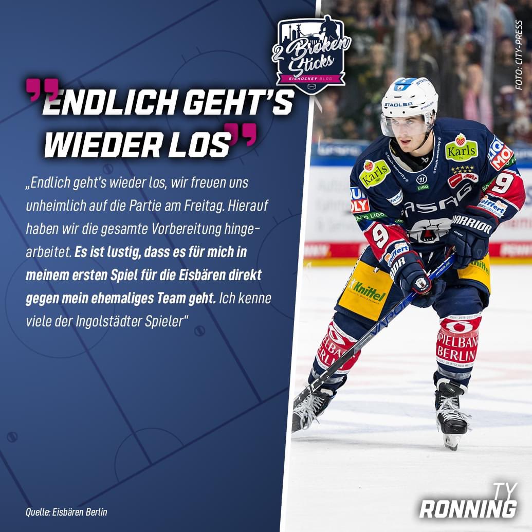 2BrokenSticks's tweet photo. Nach über sechs Monaten geht's endlich wieder los. Die erste Möglichkeit vor heimischer Kulisse Punkte einzufahren ist direkt morgen gegeben.
Das sagen Trainer #Aubin und die beiden Spieler #Heim und #Ronning zum Spiel am Freitag gegen #ErcIngolstadt #ebb #eisbärenberlin https://t.co/VxVEKRpqpr