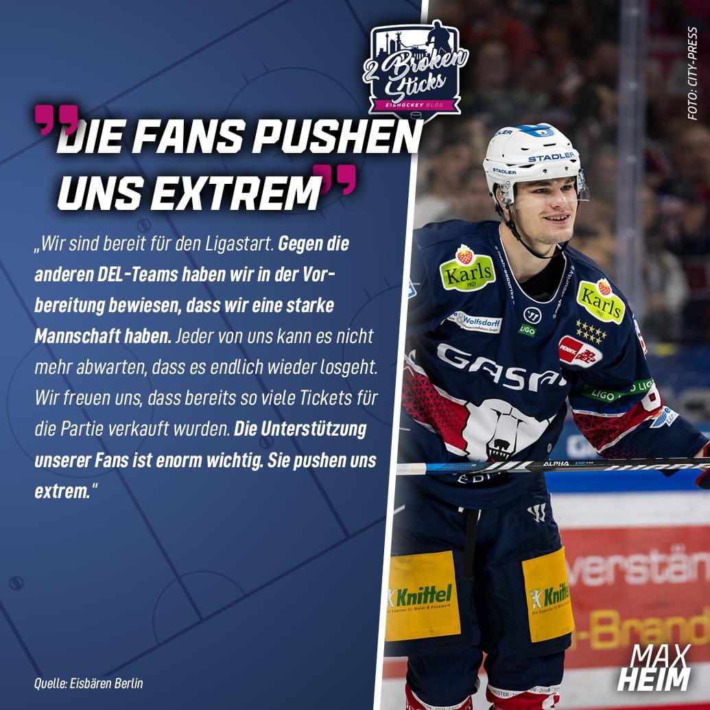 2BrokenSticks's tweet photo. Nach über sechs Monaten geht's endlich wieder los. Die erste Möglichkeit vor heimischer Kulisse Punkte einzufahren ist direkt morgen gegeben.
Das sagen Trainer #Aubin und die beiden Spieler #Heim und #Ronning zum Spiel am Freitag gegen #ErcIngolstadt #ebb #eisbärenberlin https://t.co/VxVEKRpqpr