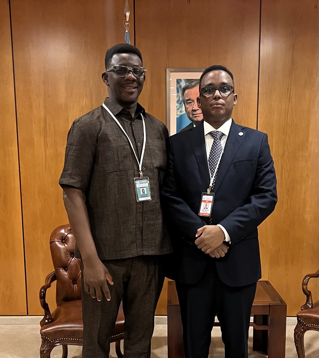 niyioju's tweet photo. Beirut, Lebanon
Privileged to join Dr. Mohamed Elmi, Somali Minister of Labour, and Dr. Ahmed Aweis of UNFPA at the ICPD30 Regional Conference. Together, we're committed to advancing vital conversations on population and development for a brighter, more inclusive future. #ICPD30 https://t.co/rFaF9Fe54d