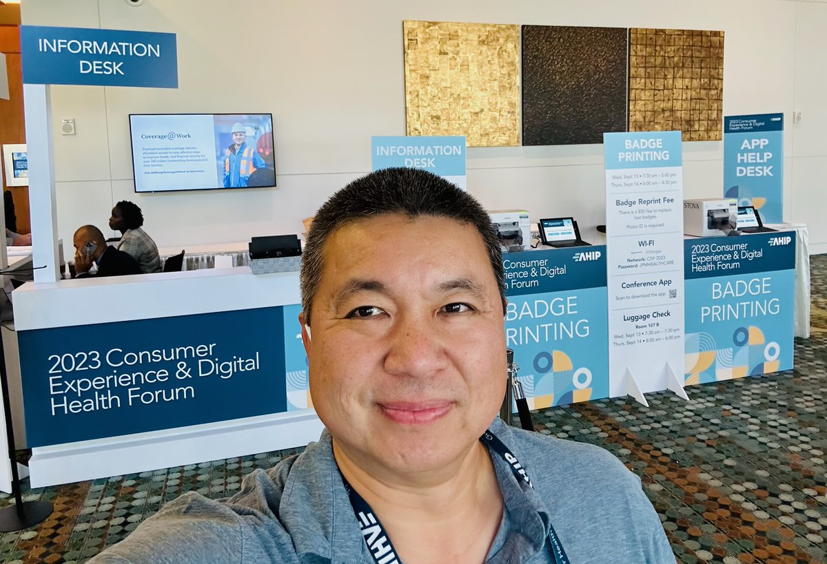 NACHC's tweet photo. NACHC's President &amp; CEO @KyuRheeMD, MPP, is speaking at #AHIPDigital today! Dr. Rhee is joining @CF_Pearson,@PetersonCHealth &amp; John Mathewson, @AHIP to discuss "Evaluating Digital Health Tools to Improve Experience and Outcomes." https://t.co/jQHceCdLLT