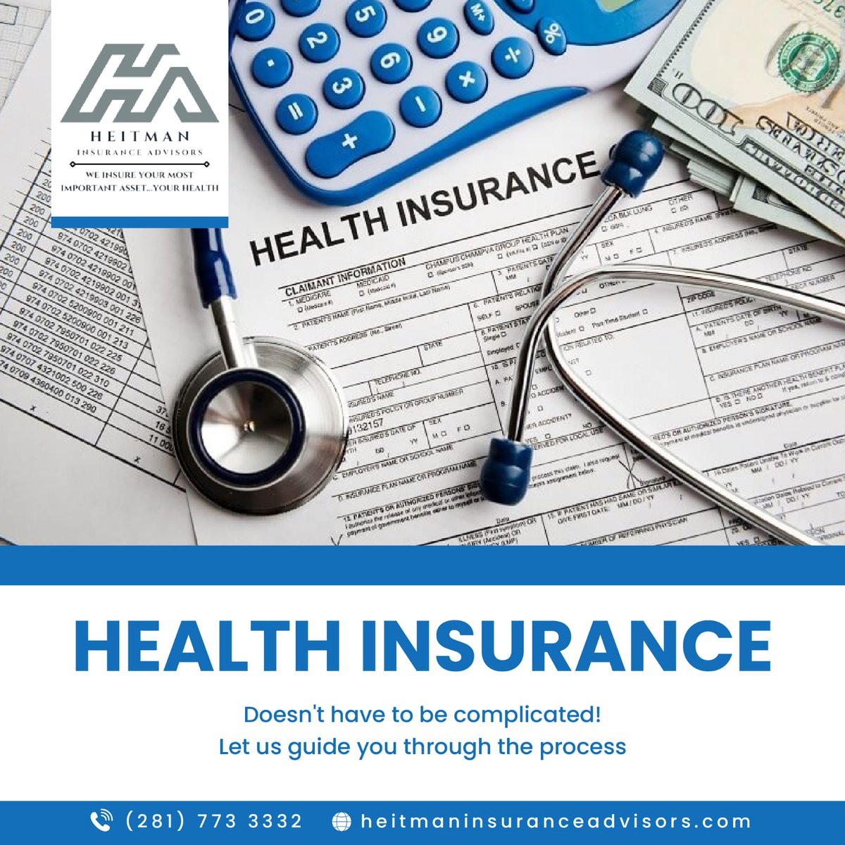 HeitmanChett's tweet image. Healthcare made simple! Let our experts guide you through the insurance process. Contact us at heitmaninsuranceadvisors.com calendly.com/HEITMANIA
#HealthInsuranceMadeEasy #ExpertGuidance #SimplifiedCoverage