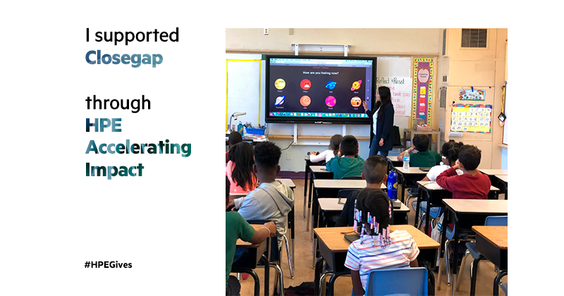jsterkel's tweet photo. Thankful to work for a company that empowers its employees to make a difference. I supported @closegap_org through HPE Accelerating Impact #HPEGives https://t.co/UISvRnd4jf https://t.co/c86WDk3OE3