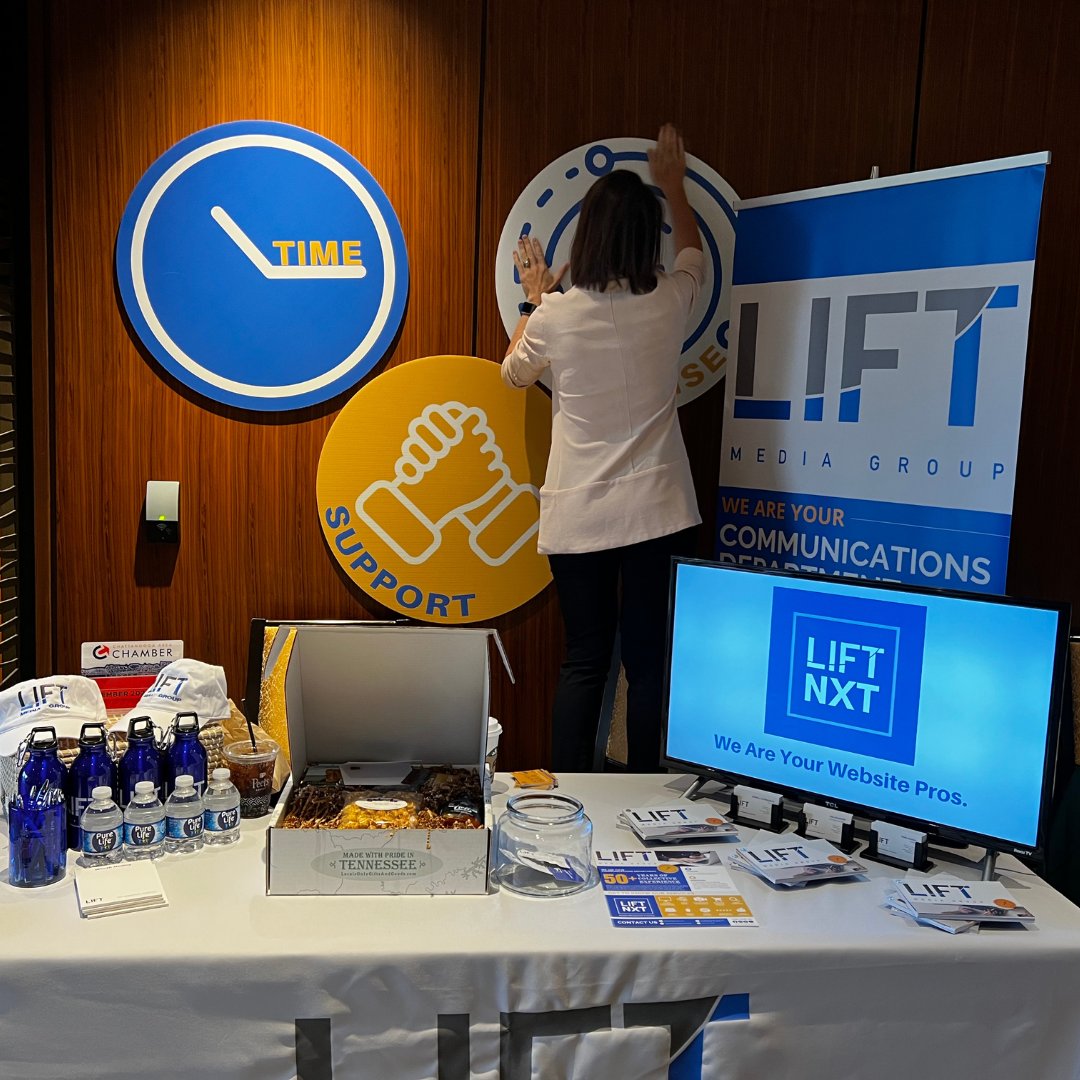 liftmediagroup's tweet photo. We're thrilled to be at the Tennessee Medical Group Management Association's 2023 Fall Conference! Stop by and see us at our booth today.
#YourCommunicationsDepartment #liftmediagroup #tmgma2023 #pathtothefuture @TMGMA https://t.co/MdrrRXjkJS