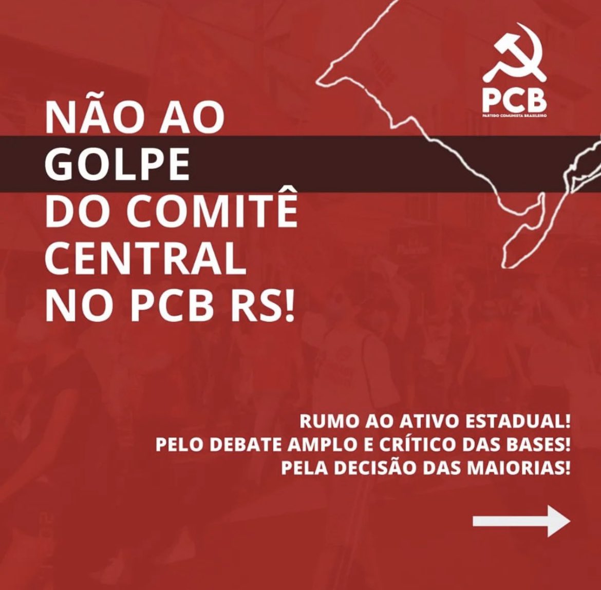 🚩 NÃO AO GOLPE DO COMITÊ CENTRAL NO PCB RS! 🚩

🧵👇