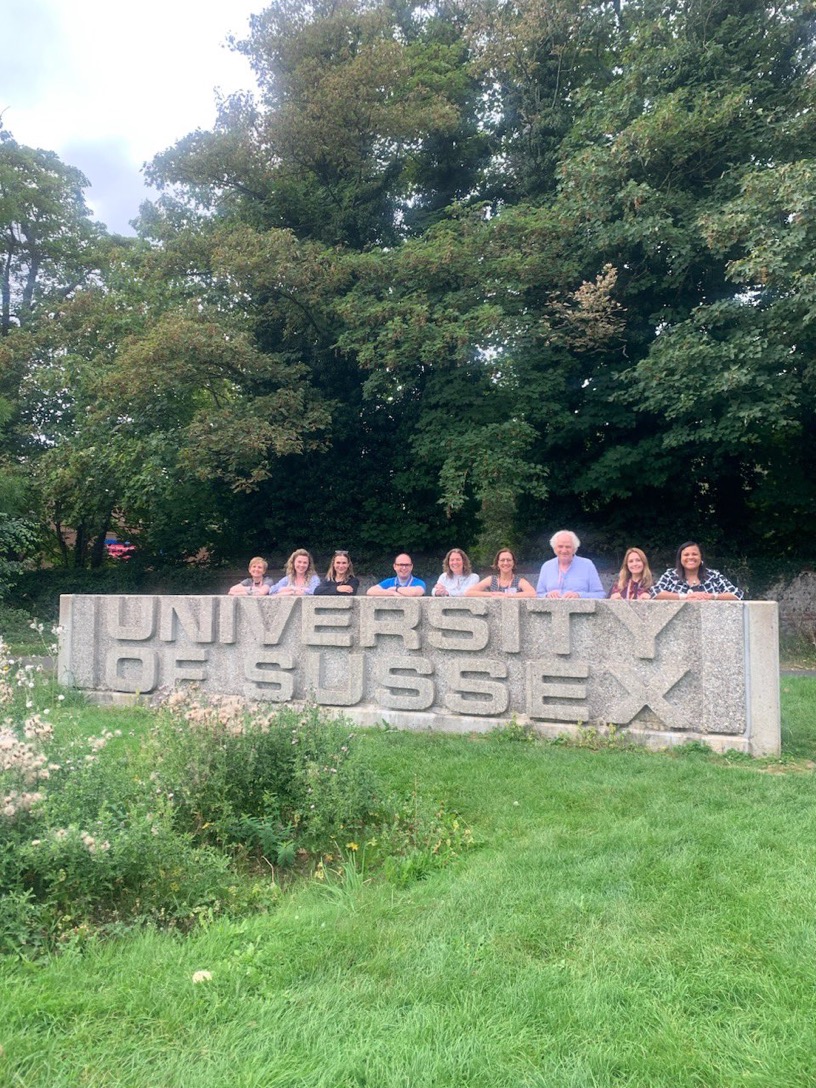 UA_SocialWork's tweet photo. @DrSebrena, #UASSW Associate Dean & Associate Professor, had an incredible day at @SussexUni, attending the INTRAC meeting @EuSARF2023. Dr. Jackson learned from global scholars about their work w/ care leavers & transition-age foster youth. 🌍📚
#GlobalSocialWork #SussexUni https://t.co/HjMNMRCdad