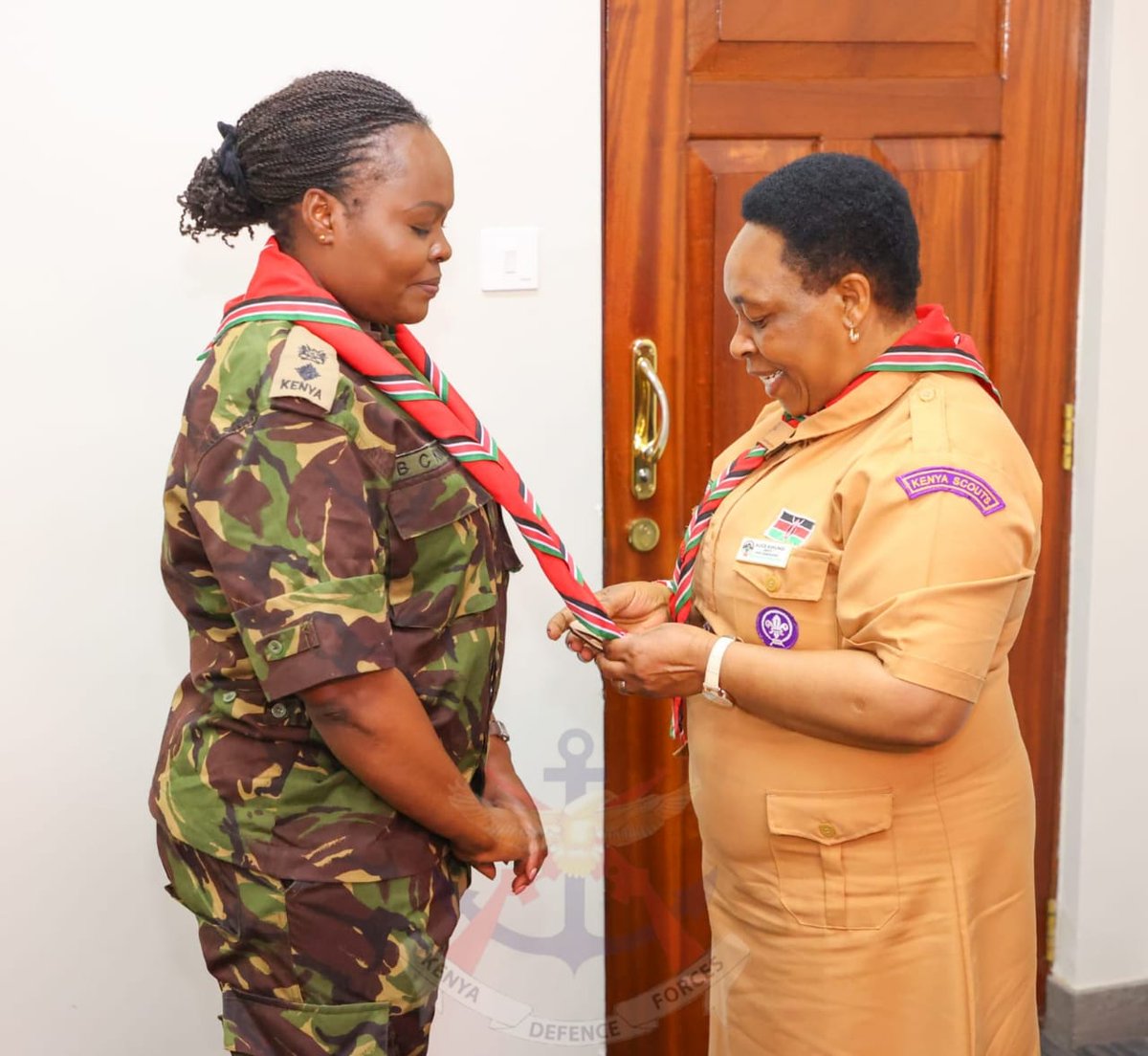 The Chief of Defence Forces (CDF) General Francis Ogolla has today hosted officials from the Kenya Scouts Association led by the Chief Scout, Amb. Prof. Jacob Kaimenyi who paid him a courtesy visit at Defence Headquarters, Nairobi.

bit.ly/44RqAjs