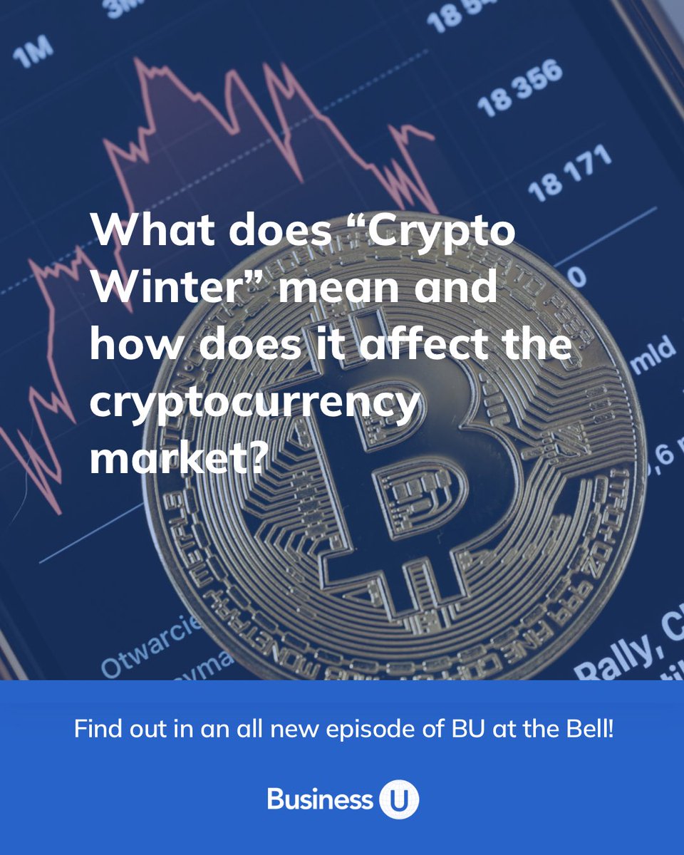 StukentCTE's tweet photo. Before we talk crypto, we need to talk blockchain; and before blockchain, digital ledgers, and before that, a few more things… Tune into today’s new episode of BU at the Bell: Crypto Winter at the link in our bio. 

#businessu #cryptocurrency #economics #highschoolteachers https://t.co/72H9MgLMpJ