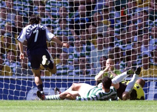 We’re back in action this weekend and anything from Celtic Park will be incredible. We’ve been reminiscing about our last win over the Hoops in May 2001.
<a href="/Tyson_caballero/">fabian  caballero</a> stole the show with a brace - even with Zurab sent off💙
More of the same on Saturday lads, please? 🥺🙏 #tbt