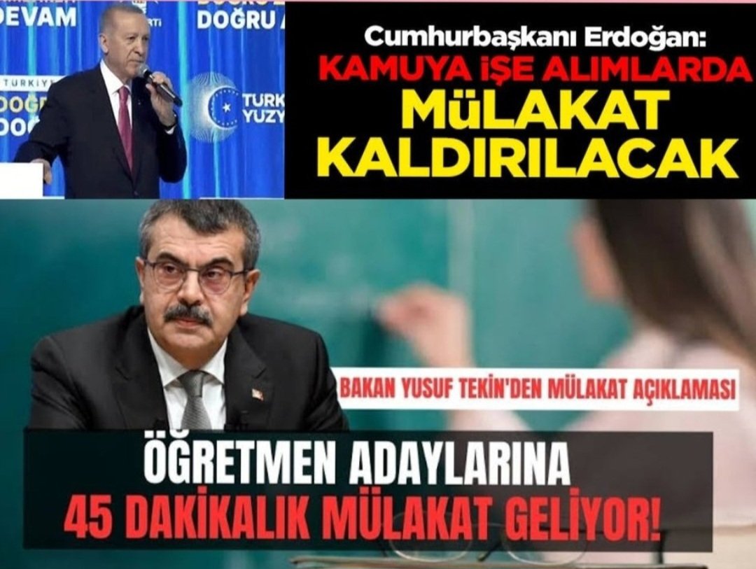 #mülakatsız100binatama