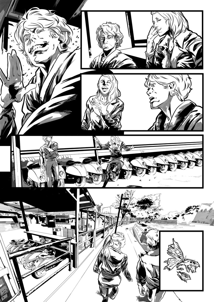 T0MLAND's tweet photo. me trying to give my best being like:

looking for commissions!!! if you have a project or you are a nice publishing house and you are looking for a handsome designer... here I am! 😂
#comics #commissionsopen #draw https://t.co/giHaE2lrb9