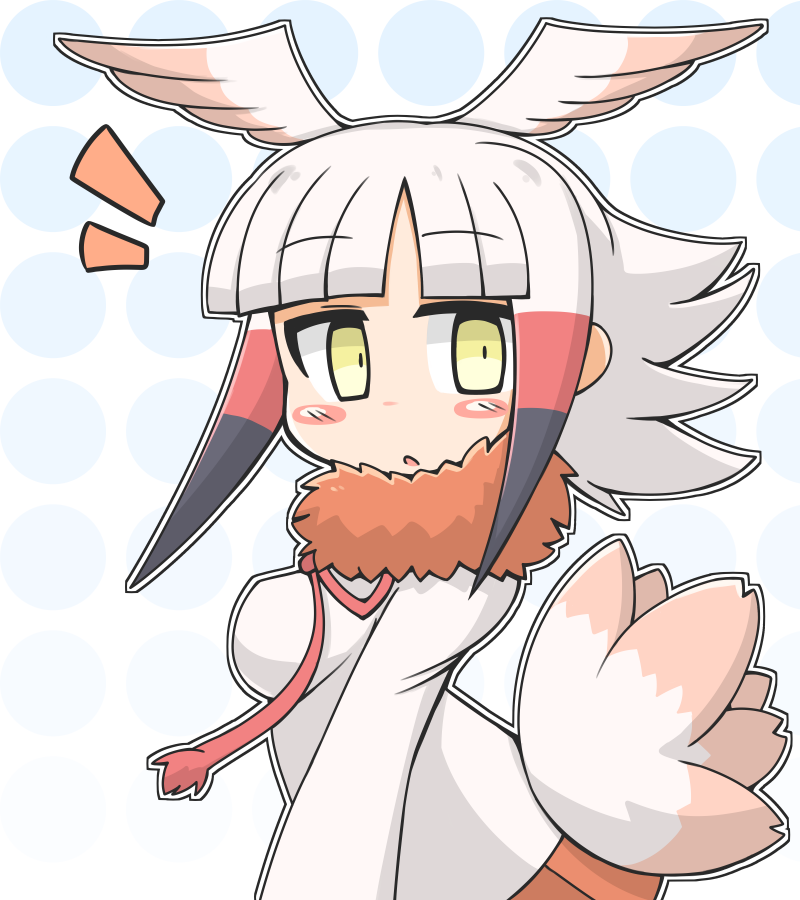 トキ(けものフレンズ) 「トキ再掲 」|wirou(うぃろー)のイラスト