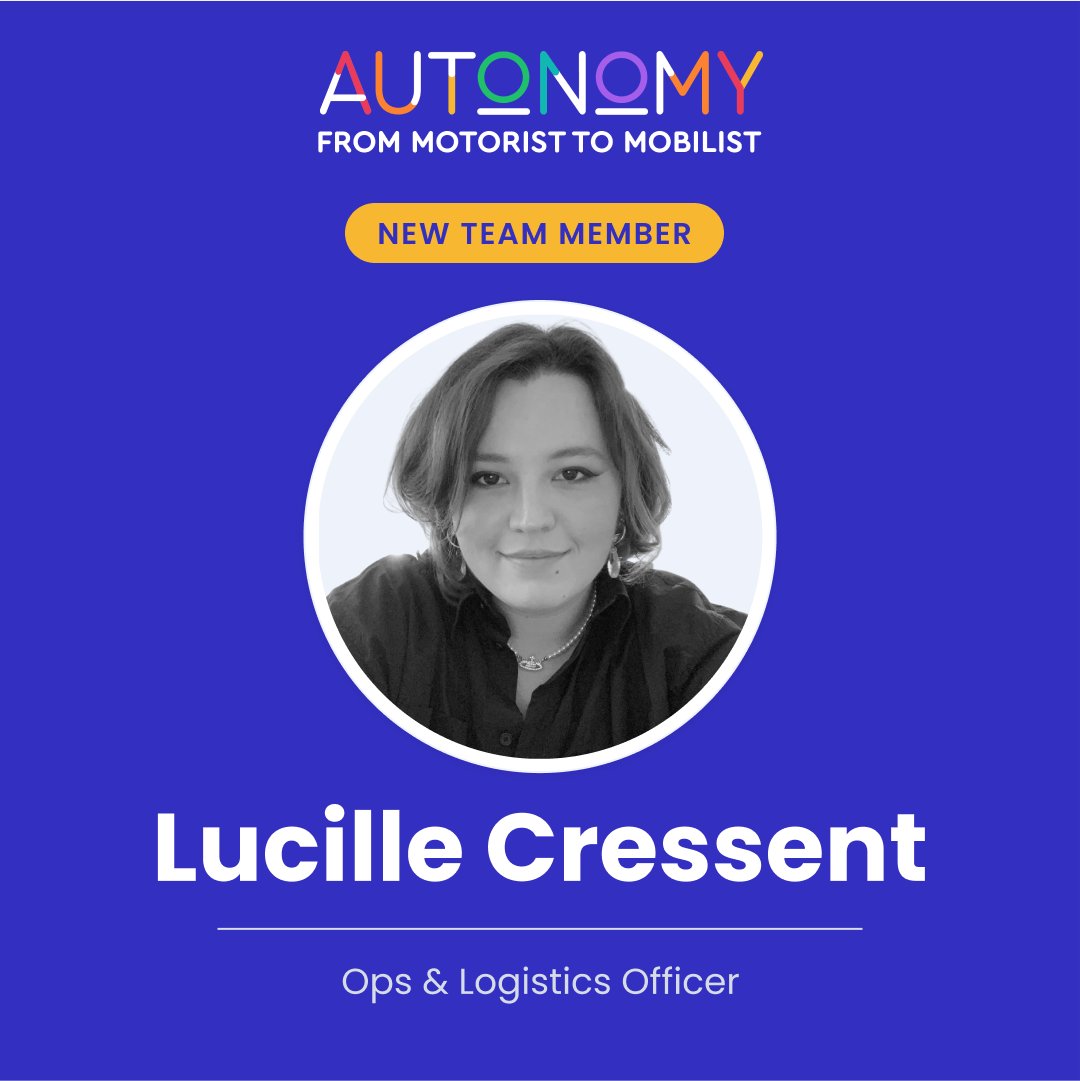 🌟 Exciting News! Introducing @Lucille Cressent to the @AUTONOMY Team! 🌟 Lucille, an Events student, will be closely collaborating with us on our upcoming events. #NewTeamMember #WelcomeOnBoard #TeamworkMakesTheDreamWork