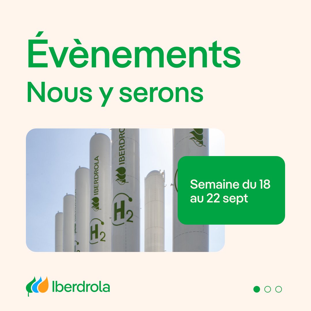 iberdrolafr's tweet photo. [ #Evenements 📆 ]

👉 Présents au salon #Energyear2023 à Paris le 20 et 21/09

👉 Présents au #BritanhyDay2023 le 22/09 à @VilledeStBrieuc

#OneIberdrola #ENR #rentree2023 https://t.co/Ycyafhh3DX