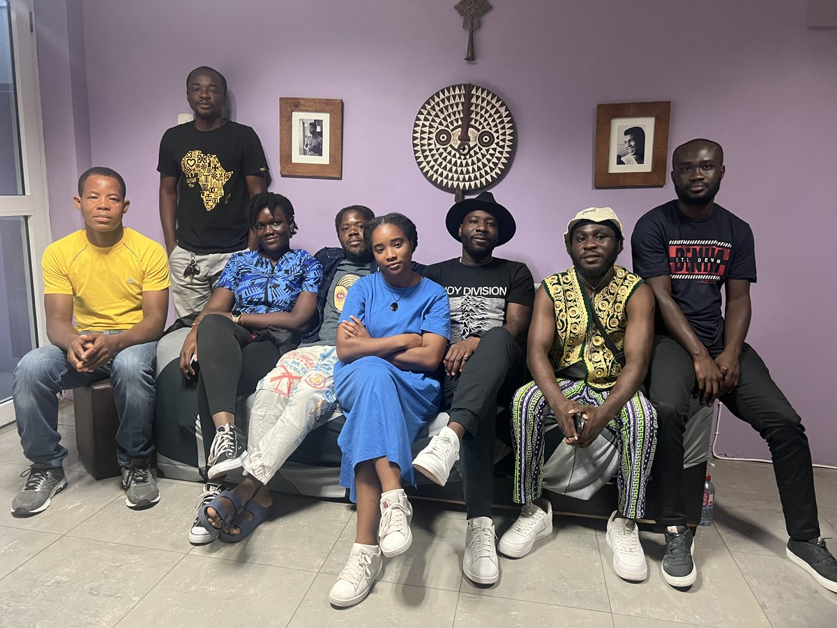BlitzAmbassador's tweet photo. It's been 7 years since I started @AfricaFilmSoc in Ghana. Our flagship program #ClassicsInThePark continues to bring free outdoor cinema to many. Today we signed a long term lease in East Legon where we'll be building our 50 seater theater/exhibition hall. Proud of the Team 🙏🏿🇬🇭 https://t.co/ZIEuWzdFcb