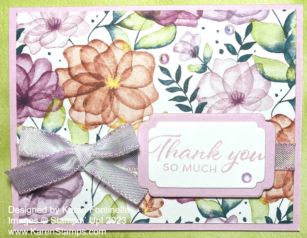 KarenStamps's tweet image. Get this Delightful Floral Designer Series Paper at Stampin&apos; Up! in the Online Exclusives! The watercolored florals and botanicals are just beautiful in this paper! karenstamps.com/delightful-flo… #stampinup #floralpaper #designerseriespaper #craftsupplies #cardmaking #cards