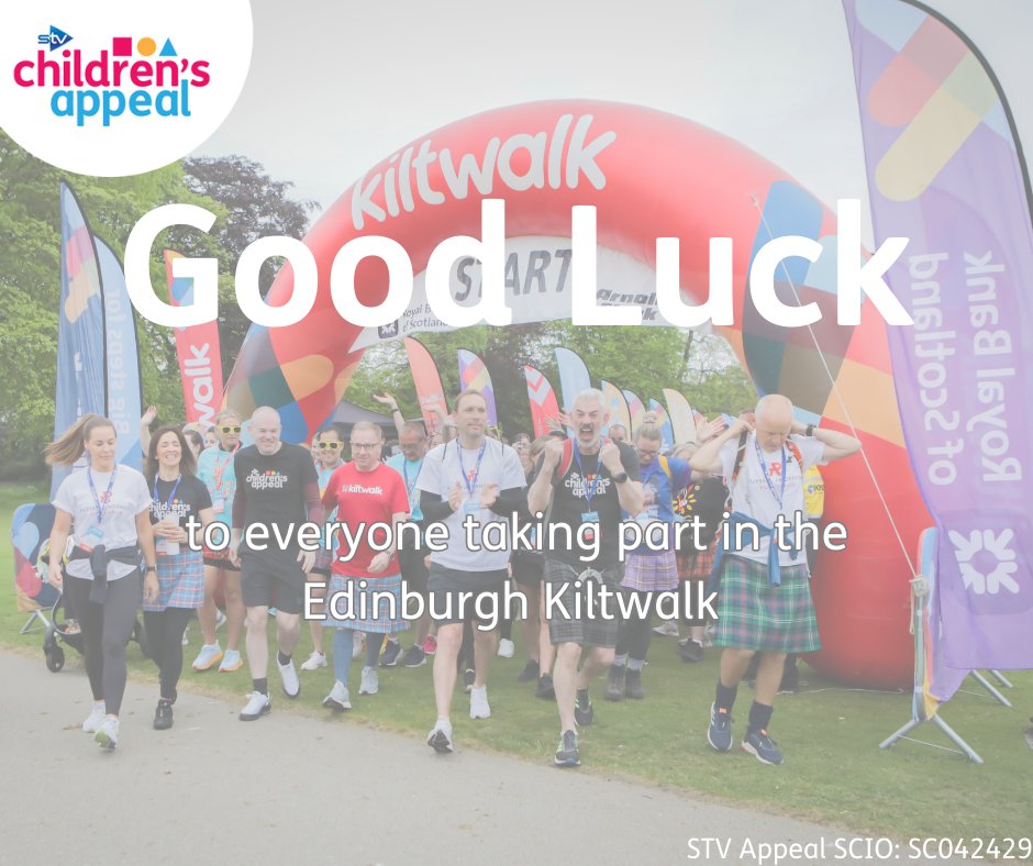 It's the last Kiltwalk of the year - go and have a blast Edinburgh! 
Best of luck to all walkers &amp; a massive thank you to everyone walking for us, your funds will support <a href="/ScranAcademy/">ScranAcademy</a> feed children and families around Edinburgh and run community events. 🫶
<a href="/thekiltwalk/">Kiltwalk</a>