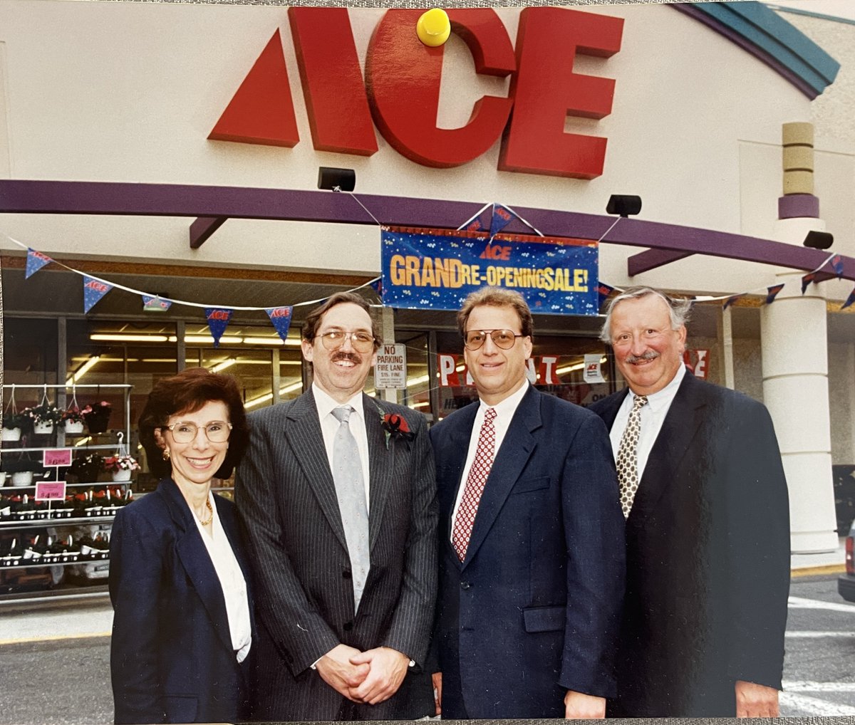 Throwback Thursday to our Liberty Street grand re-opening in the early 2000's!
Pictured: Claire Falcone, Carl Boutet, Rocco J. Falcone II. and James Falcone