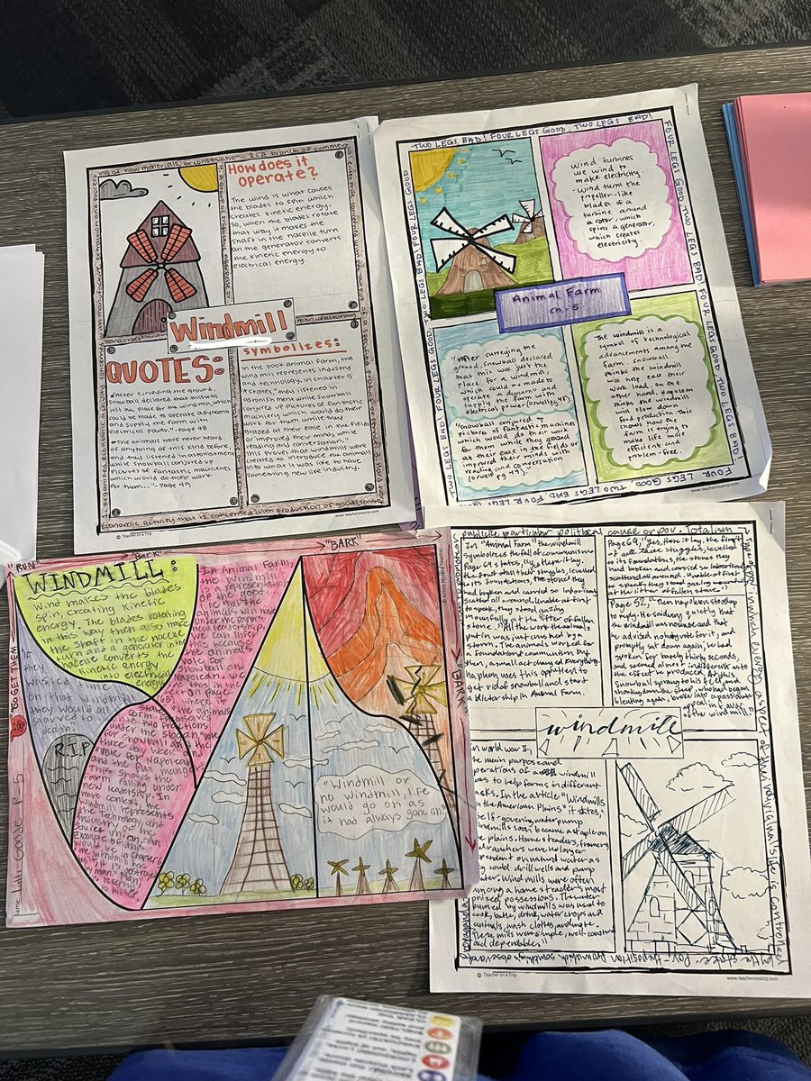 MsAlvarezArango's tweet photo. One Pager Projects in Ms.Alvarez’s English II classes 

Love Love Love 🫶🏻 

@Grapevine_HS https://t.co/fiDy6AUfXe