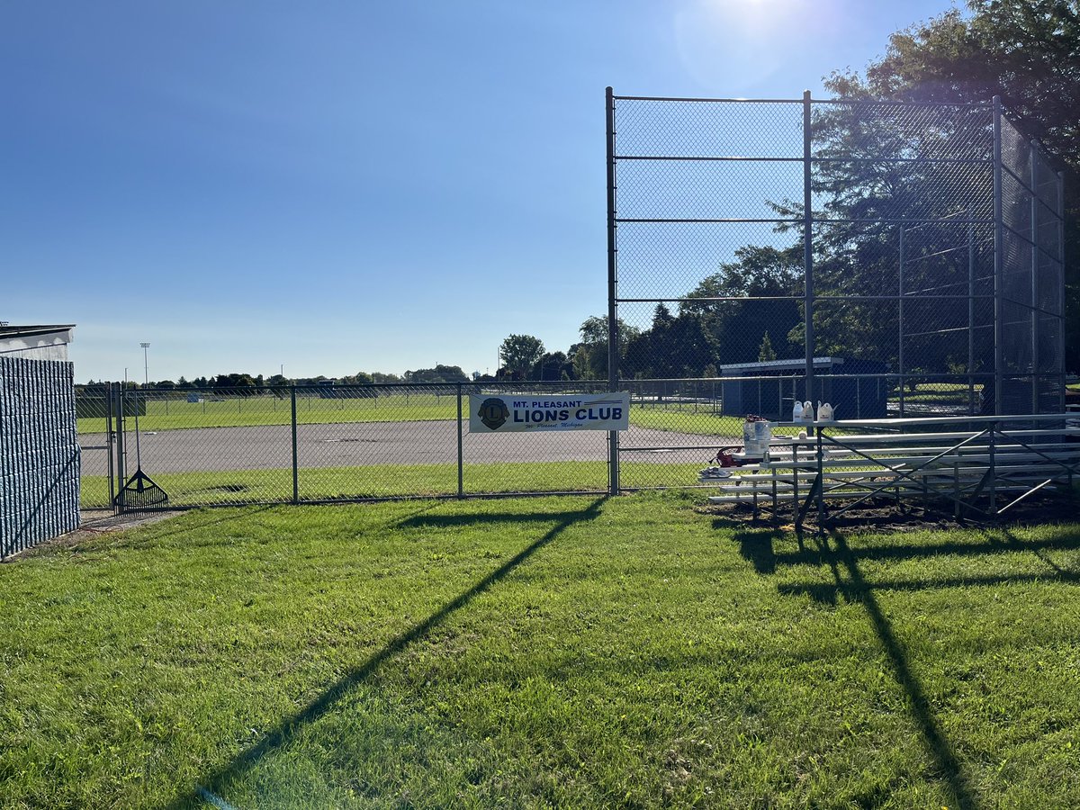 We have such a great community!! MP athletics would like to thank the Lions Club and their volunteers for their efforts to paint and improve the look of our JV softball dugouts!!