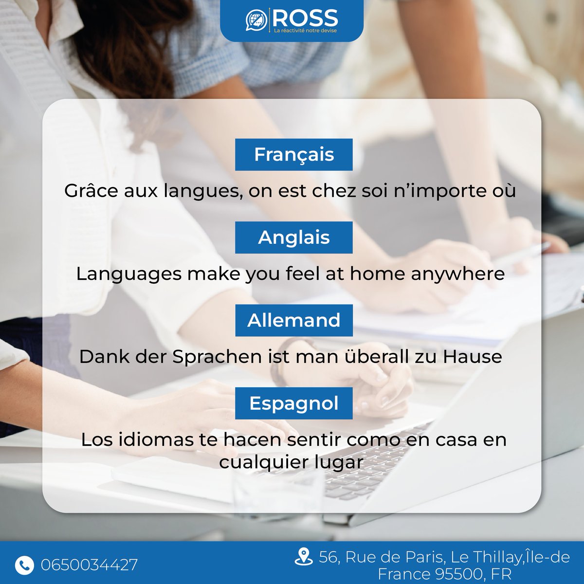 RossTranslation's tweet photo. Les proverbes racontent la sagesse du monde. Découvrez leur diversité à travers nos traductions. 🌍💬

Edmund de Waal ✍️

#rosstranslation #traduction #ProverbesDuMonde #communication #language https://t.co/BoJXPKBd5b