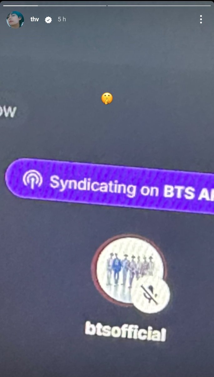 kthpymedia's tweet photo. IG • Kim Taehyung / @.thv en sus historias de Instagram 20230914

1. 🤫 - Captura de la fiesta de escucha en stationhead
2.  @.parkhyoshin.oficial ⭐ - repost de: https://t.co/7DLLfQnkyu https://t.co/td7AZVvWUM