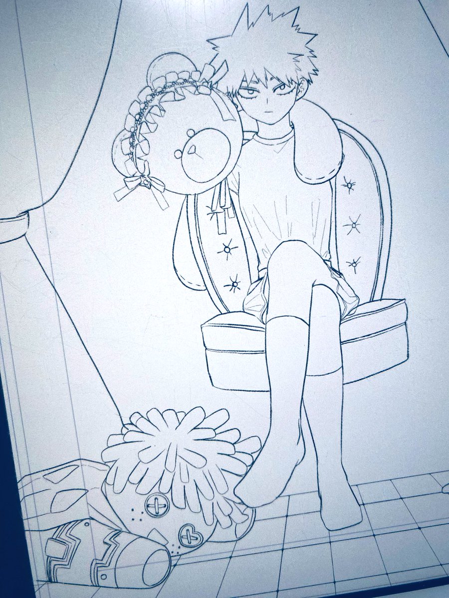 表紙描き始めました🏋️ 