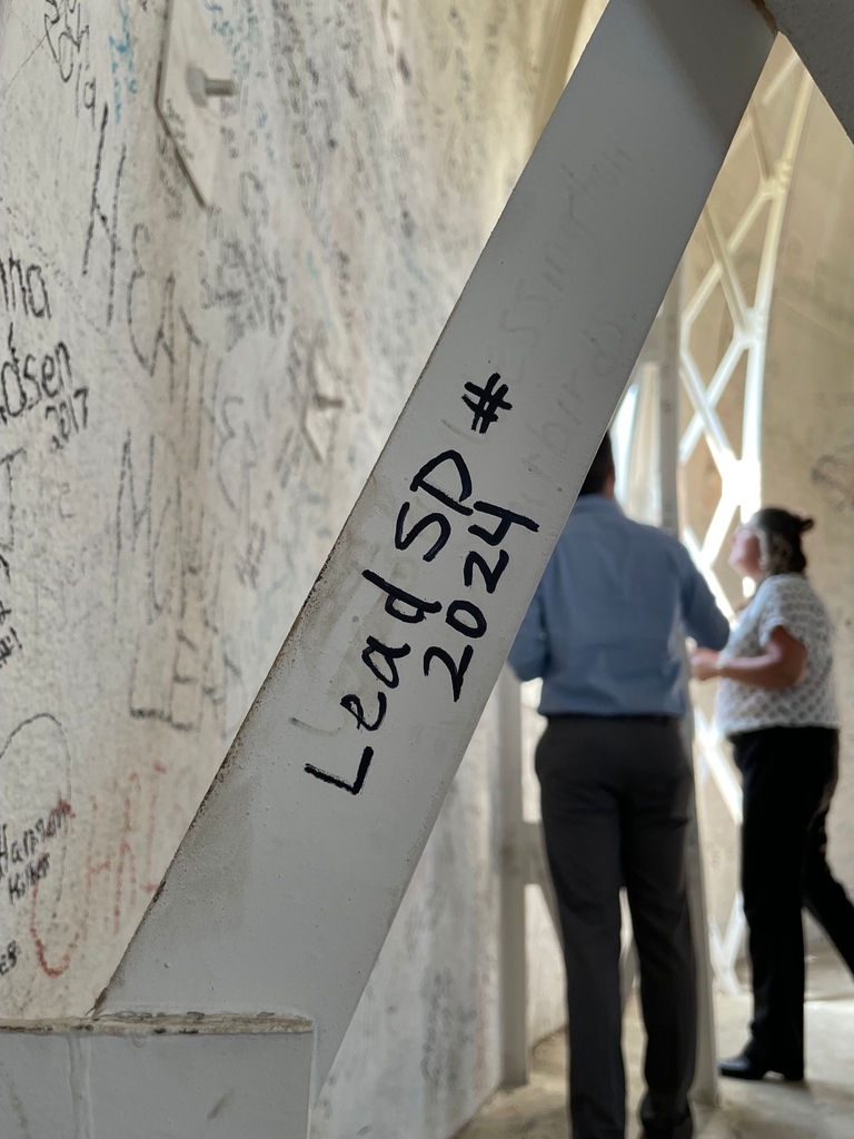 leadershipsodak's tweet photo. The 2024 Leadership SD Class is off and running! 
Pierre is already making an impact on us and we are making our mark (literally) too. 😉
#LeadershipSD24 #LeadSD https://t.co/lgJrq2Z8JG