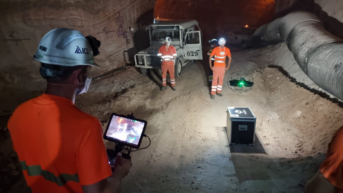 Les plataformes robòtiques han arribat a la mina de Cabanasses. Després de mesos de proves, des del 29 de maig s'ha implementat l'Elios 3; un Dron dissenyat per a espais interiors que porta una càmera 4K, una tèrmica i un escàner que li permet fer un reconeixement de les galeries
