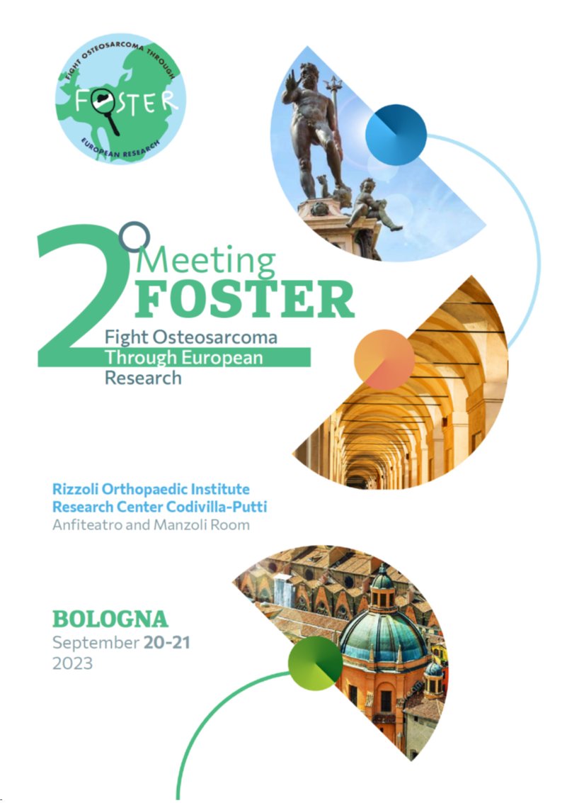 Are you a member of FOSTER? Or would you like to join our community committed to osteosarcoma research and improving patient survival?
The 2nd FOSTER meeting is imminent!
Join the consortium,Take part in the meeting!
Informations available on our website fosterconsortium.org/2nd-foster-mee…