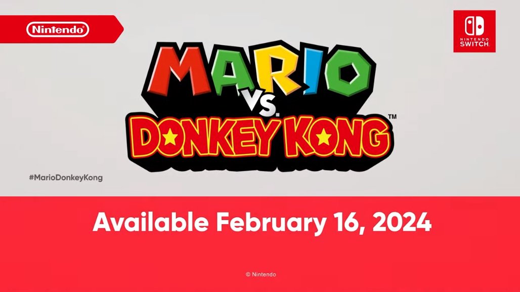 Mario vs. Donkey Kong é anunciado para o Switch e chega em 2024