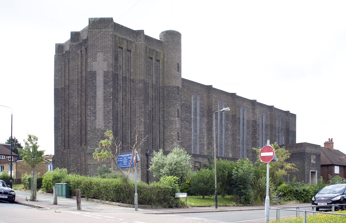mod_in_metro's tweet photo. This Saturday sees the opening of an exhibition at St James’s, Clapham on the work of architect NF Cachemaille-Day, focusing both on his work at St James and elsewhere, with over 80 photos (some by me) of his designs. The exhibition is open for a month 
https://t.co/hWuavfJ5ll https://t.co/QFCjZVIqhO