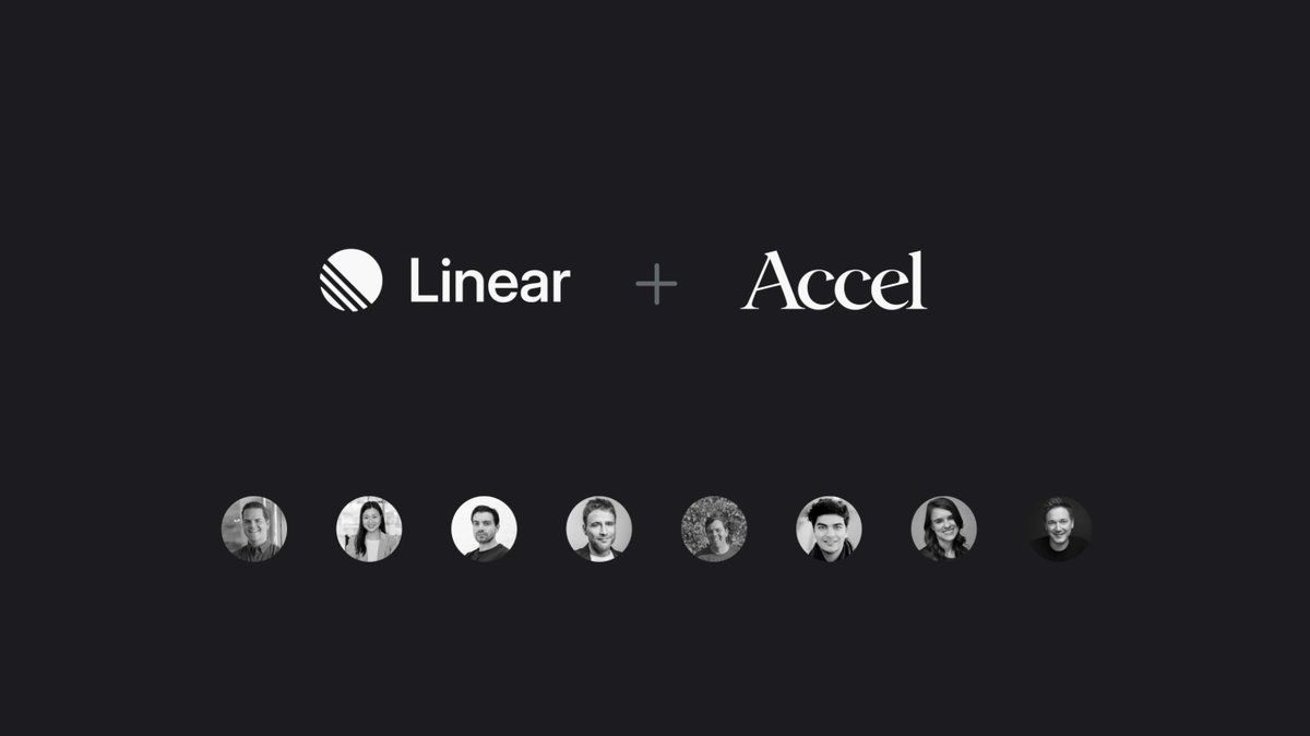 Today, I’m thrilled to announce our $35M Series B led by @Accel, along with @sequoia, @01Advisors and some incredible leaders and product folks. @linear has never been in a better position to help companies to build great software.