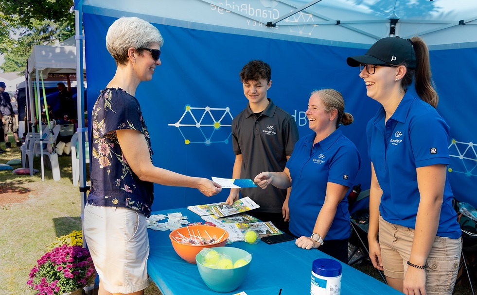 Stop by and say hello to our crew at <a href="/StGeoAppleFest/">St. George Apple Fest</a> this weekend. September 16, 2023, 10:00 a.m. to 6:00 p.m. September 17th, 2022, 10:00 a.m. to 5:00 p.m. We'll have fun giveaways, powerline safety tips and more! Complete a quiz for a chance to win an Emergency Survival Kit.