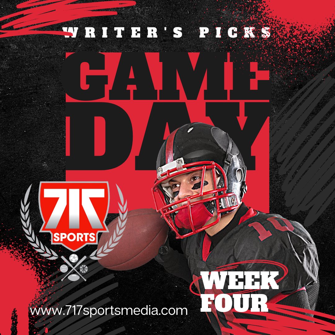 717_sports's tweet image. Our WRITER'S PICKS are up!! Check out the week four picks at 717sportsmedia.com 
#717sports #writerspicks #weekfour #ESPN #SportsCenter #footballseason #highschoolfootball #athletes