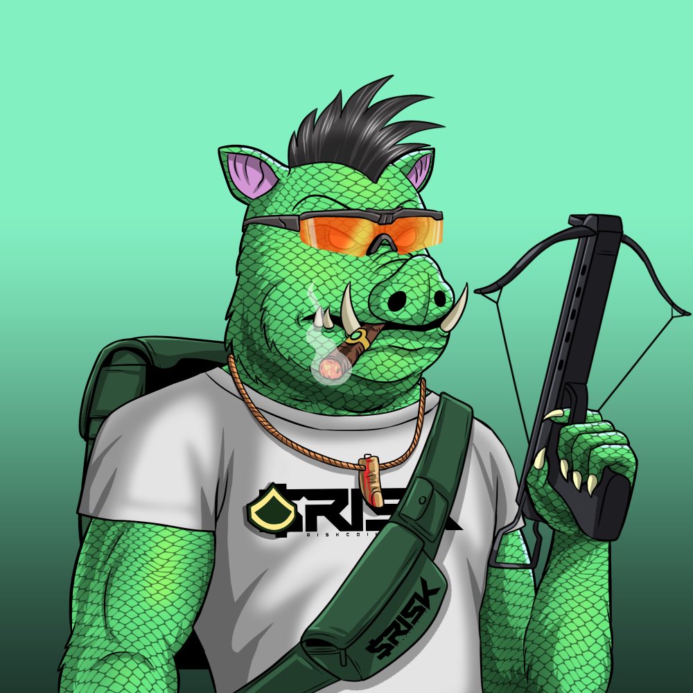 🚨To Celebrate Over 200k ADA volume &amp; 100 ADA floor on JPG.Store we would like to giveaway another RARE Warthog:

🎉To Enter:

1. Follow BOTH @RiskCoinAda <a href="/CnftUltimate777/">Mr. Ultimate</a> 
2. 🔄❤️🔔
3. Tag Future $Risk Takers
4. Watch this: youtube.com/watch?v=gilyiA…

 #CNFTGiveaway