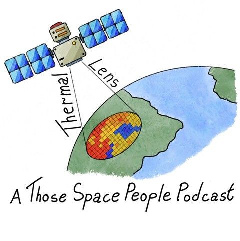 We're launching something special...the Thermal Lens!
A special podcast series covering all things thermal remote sensing. First episode out this Sunday, focusing on #LandSurfaceTemperature. Episodes available on podcasting platforms, SIG  & Those Space People podcast websites 🥳