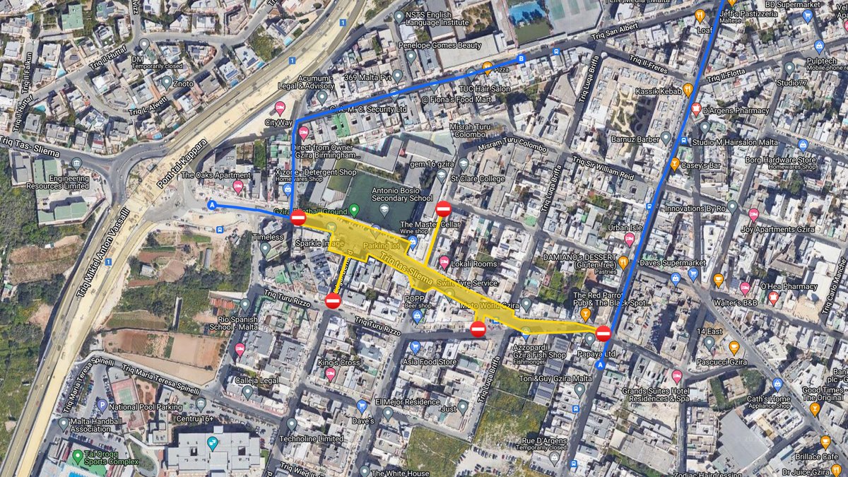 InfraMalta's tweet photo. 🚧 We are entering the final phase of the rebuilding of Sliema Rd, #Gzira. Starting tomorrow (#Friday 15 Sept 23) til #Tuesday (26 Sept 23), rd closed⛔in both directions with parking restrictions. ⚠️ Alt. route - San Albert Rd/Reggie Miller Rd.
🗺️ https://t.co/CL5mCa191M https://t.co/kekGZWxsG2
