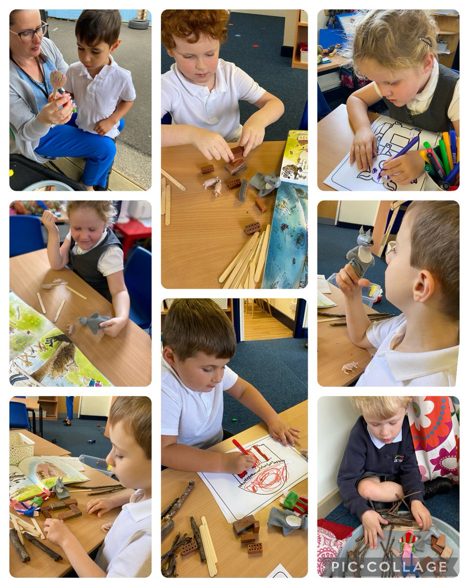 We loved looking at our topic book - ‘The Three Little Pigs.’ We investigated the different materials used for the houses and did lots of huffing and puffing! Well done, everyone! 👍🏻
@BarntonMrsDT <a href="/BarntonMissR/">Miss Rutter</a>