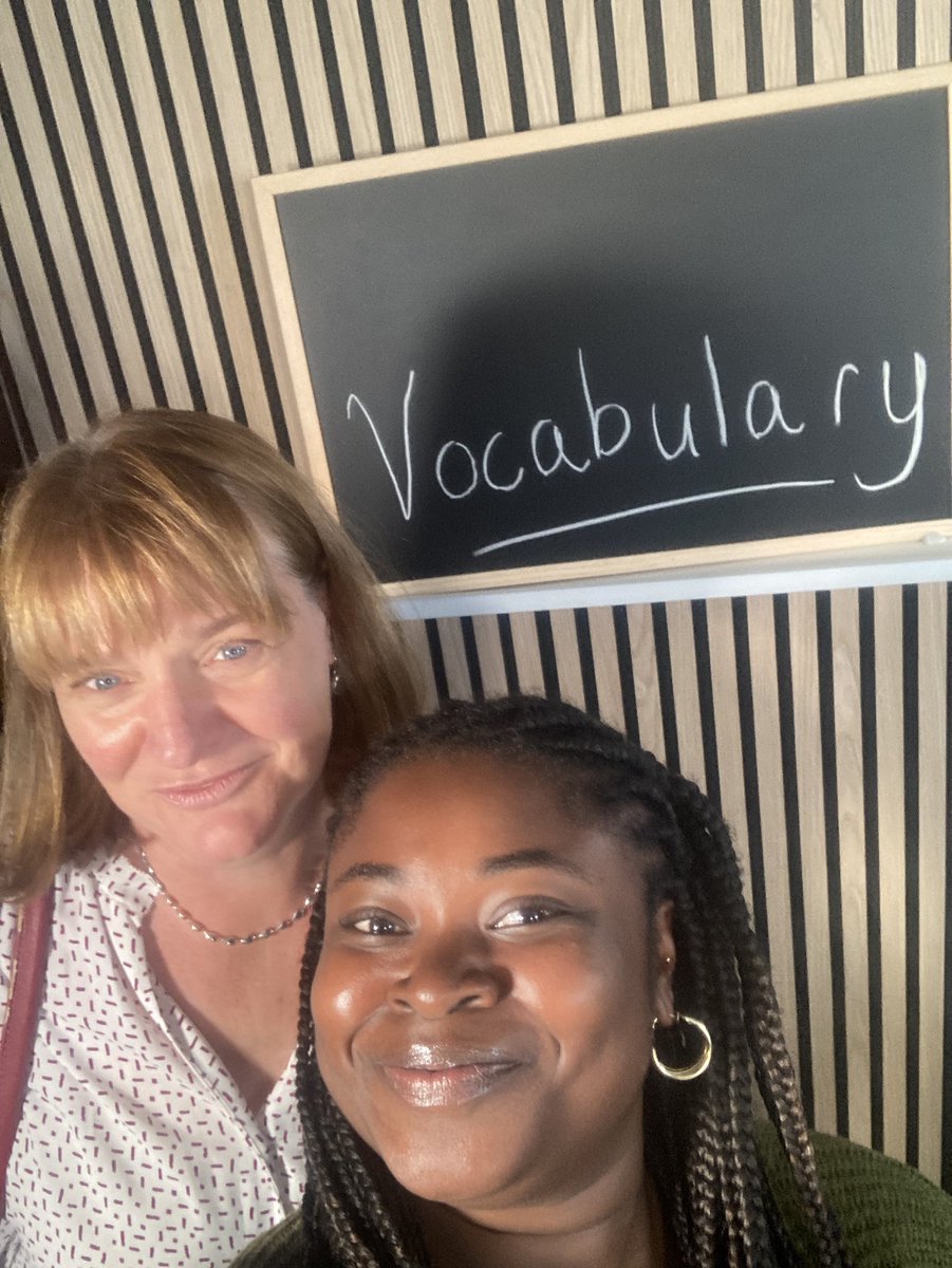 VKurankyeSALT's tweet photo. Thanks to @julierider2 for being such an amazing co-host and supportive team leader today for stepping in at the last hour to help me record training on vocabulary development for @Merton_Council #dayinastudio #vocabularydevlopment #training #dayjob #somethingnew #copresenting https://t.co/iq6kgPCLOY