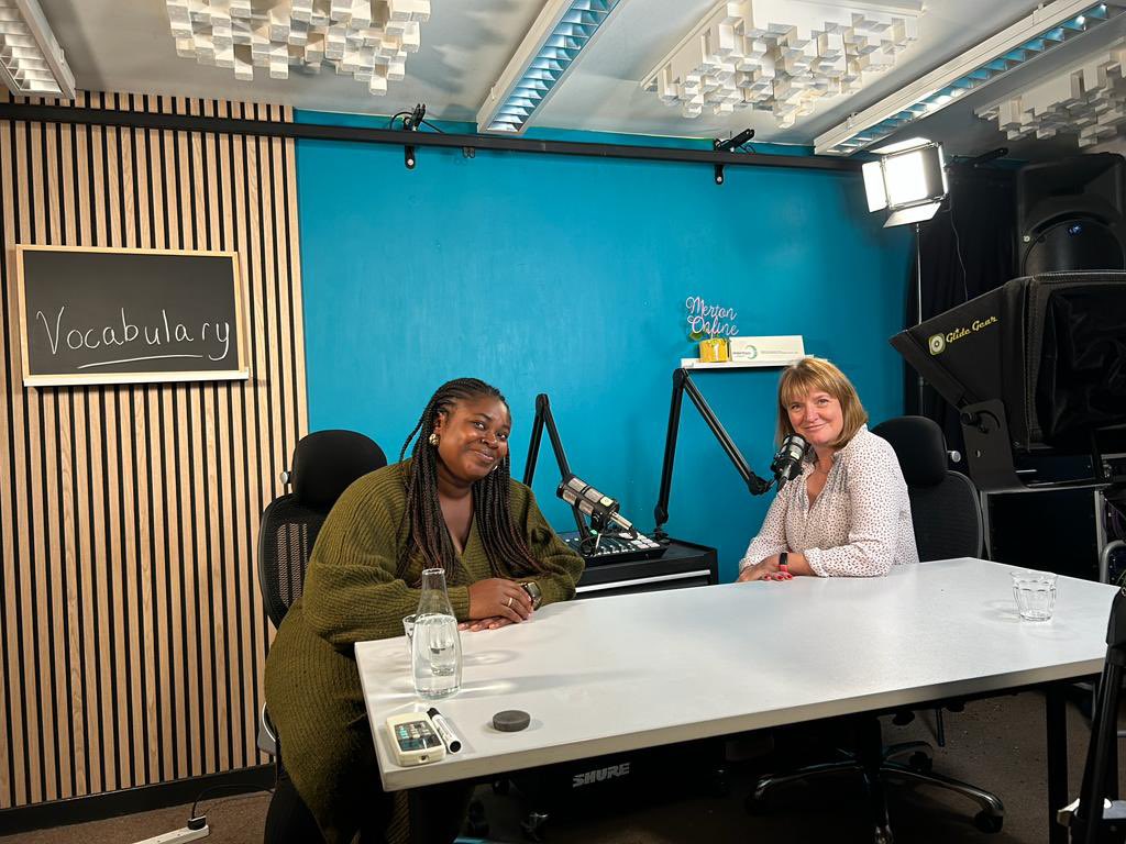 VKurankyeSALT's tweet photo. Thanks to @julierider2 for being such an amazing co-host and supportive team leader today for stepping in at the last hour to help me record training on vocabulary development for @Merton_Council #dayinastudio #vocabularydevlopment #training #dayjob #somethingnew #copresenting https://t.co/iq6kgPCLOY