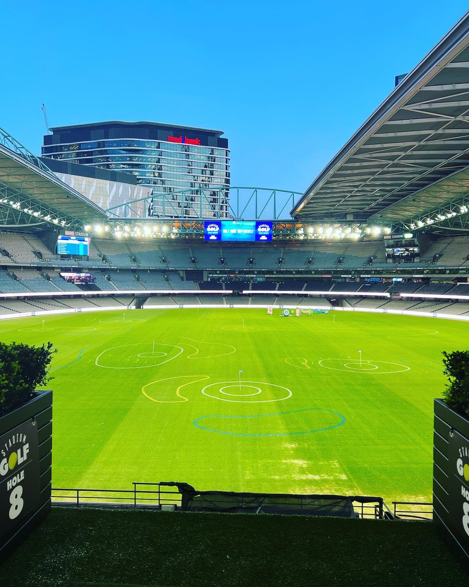 👌🏼 🏌️‍♂️ <a href="/marvelstadiumau/">Marvel Stadium</a> #stadiumgolf #futuregolf