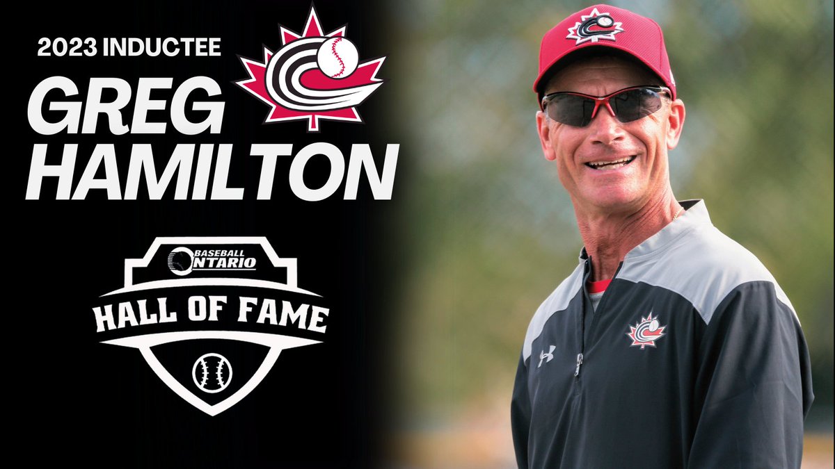 🗣️ Big congrats goes out to our very own Greg Hamilton on being named to <a href="/BaseballOntario/">Baseball Ontario</a>'s Hall of Fame Class of 2023!

Well deserved, Greg! 👏