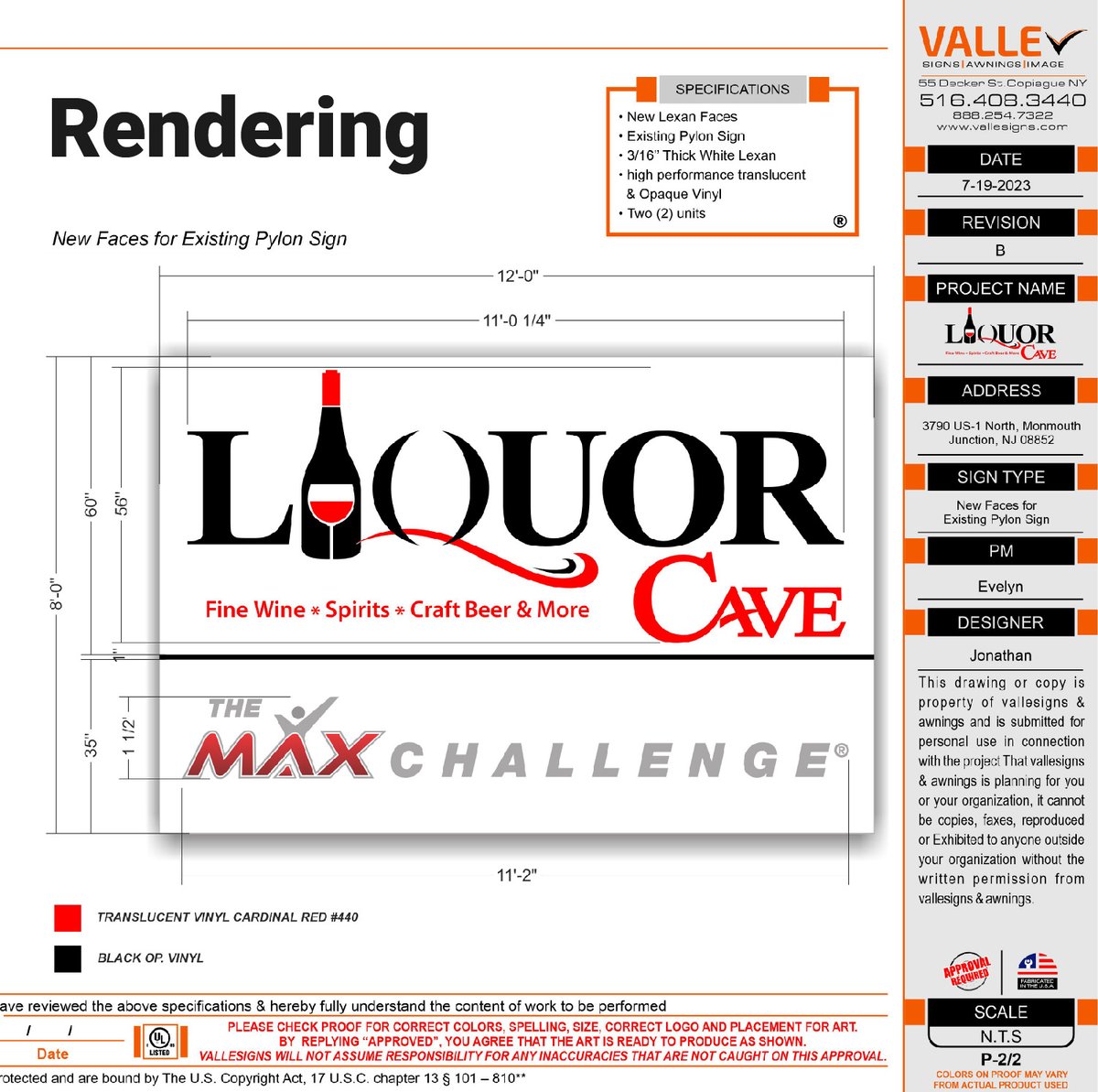 vallesigns's tweet photo. Client: Liquor Cave @liquorcave
Project: Fabrication and Installation of New Faces for Existing Pylon Sign.
Location: Monmouth Junction, NJ.
☎ (516) 408-3440
📍55 Decker St, Copiague, NY 11726
🌐https://t.co/m8msO4ZTBS
#vallesignsandawnings #PylonSigns #Signage https://t.co/7gZyzdUYKH