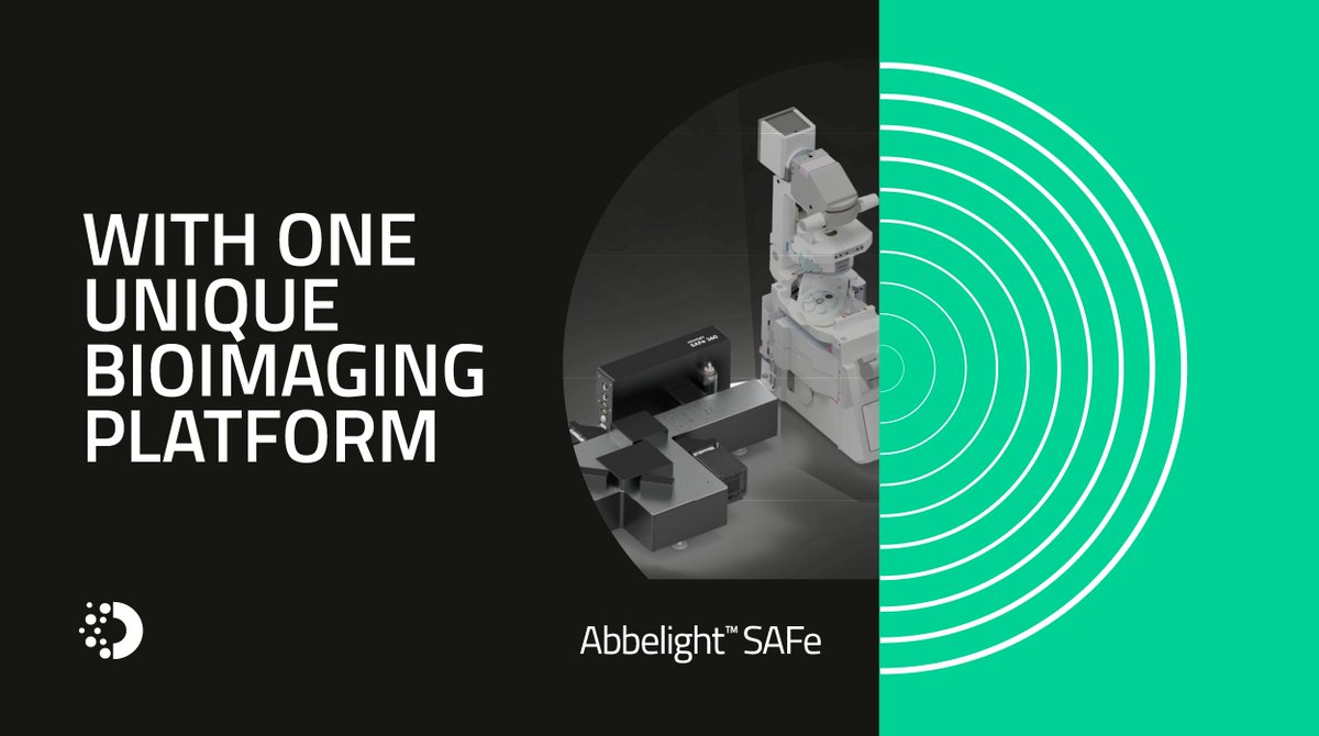 🔬Exploring from microscopy to nanoscopy with the Abbelight SAFe modular platform to capture as much of the sample as possible using TIRF technology, while still having access to SMLM techniques.
👉Learn more abbelight.com/solutions/bioi…
#Microscopy #TIRF #SMLM #DNAPAINT #PALM #STORM