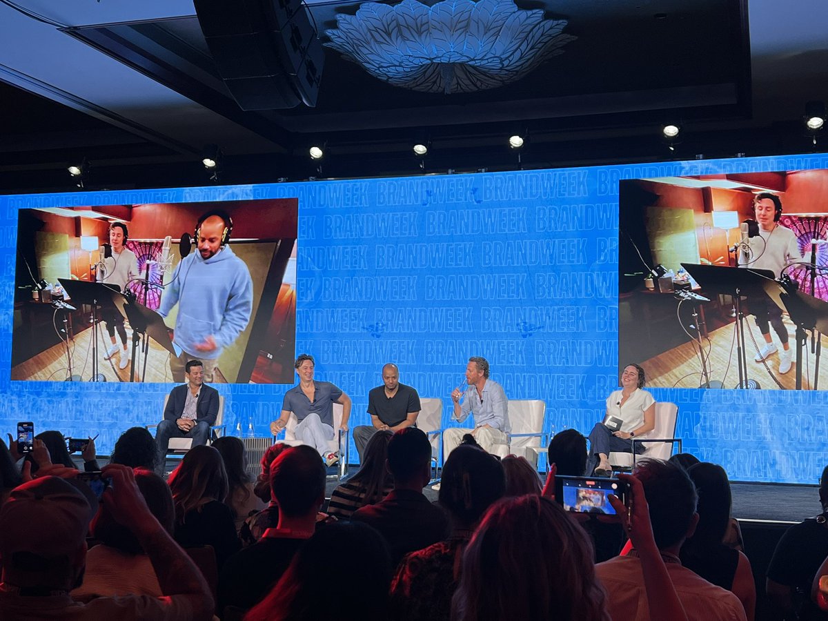 cherilynm's tweet photo. Loved hearing the story and collaboration behind the amazing @TMobile commercials - It’s More Than Star Power - Raising the Bar on Great Advertising. @donaIdfaison @zachbraff #BrandWeek https://t.co/ReBEUgxUBy