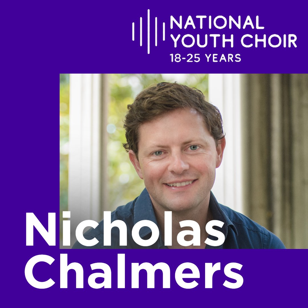 NEWS: We are delighted to announce Nicholas Chalmers as Principal Conductor of the National Youth Choir (18-25 Years). Read the full story > bit.ly/3ECZaD1 📷 Genevieve Girling